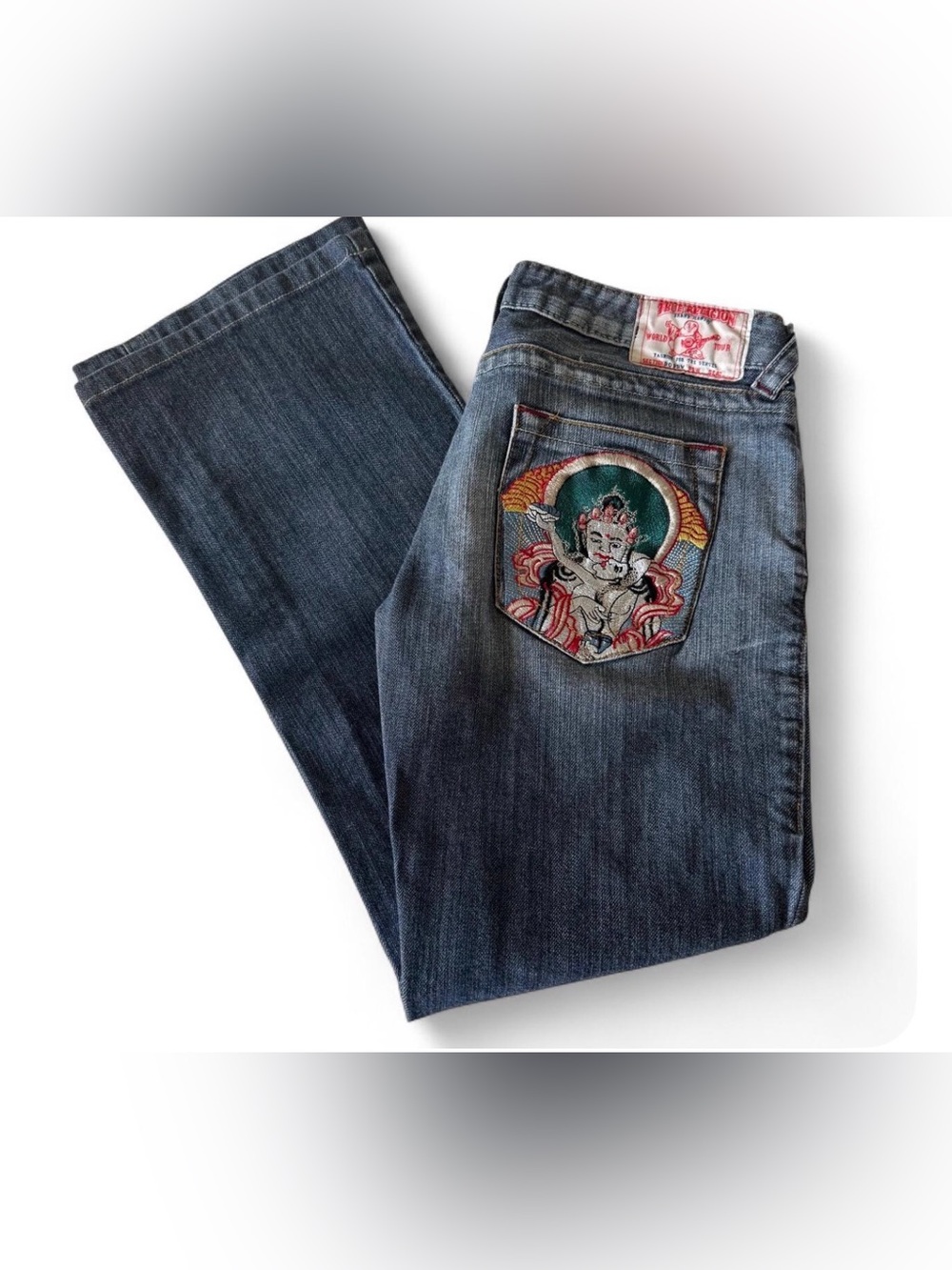 vintage True Religion Jeans "Bobby" Bootcut Y2K 
Size 27
